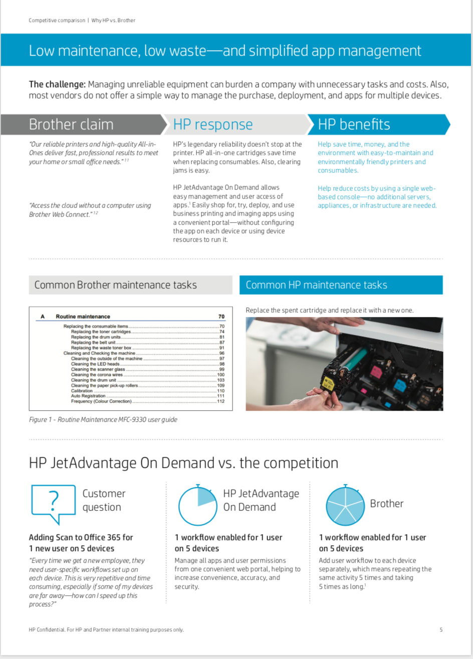 HP Printer vs Brother page 5